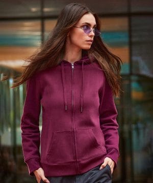 B&C Queen Zipped Hoodie for Women