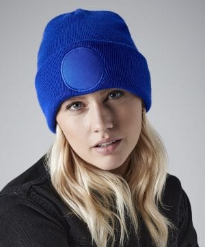 Circular Patch Beanie