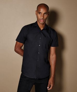 Poplin Tailored Fit Short Sleeve Shirt
