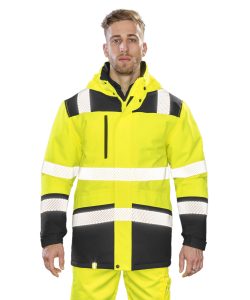 Printable softshell safety coat