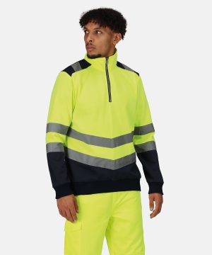 Pro Hi-Vis 1/4 Zip Sweatshirt