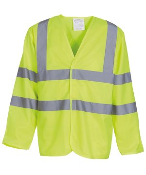 Hi-Vis Long Sleeve Waistcoat