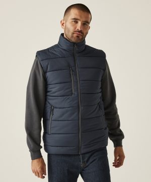 Navigate thermal bodywarmer - mens black quilted vest uk workwear