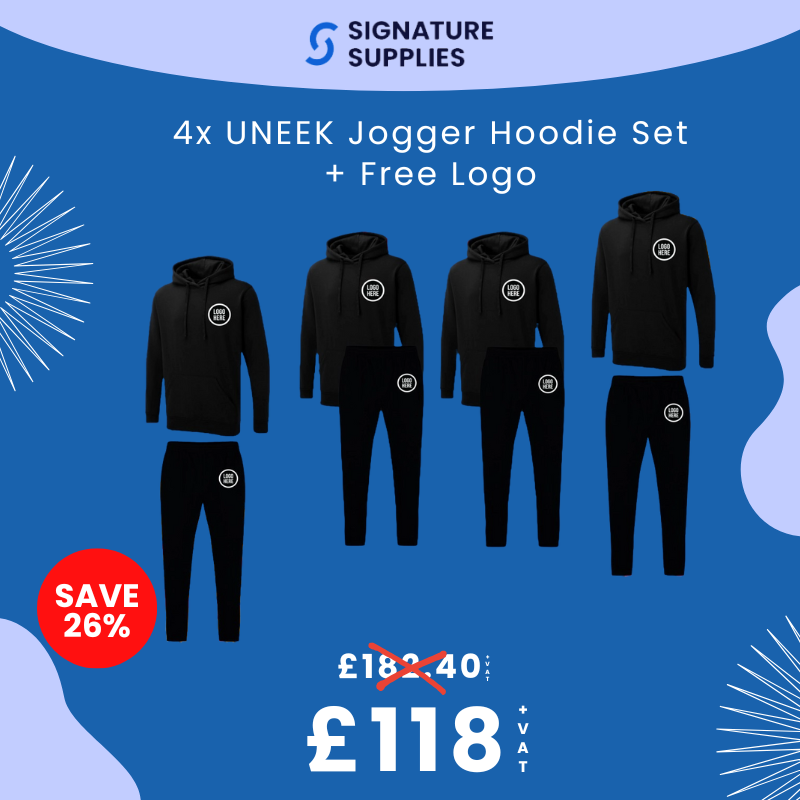 Uneek Jogger Hoodie Set